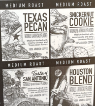HEB Variety Coffee Snickernut/Pecan/San Antonio/Houston Cafe Ole 100 cou... - £71.83 GBP