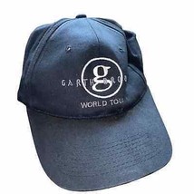 Vintage 90s Garth Brooks World Tour Snapback Hat dadcap Black VTG Countr... - £15.40 GBP