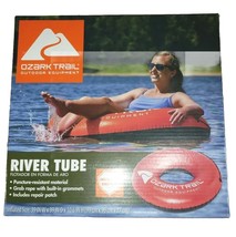 Ozark Trail Red Inflatable River Tube 39&quot; Pool Rafting Lake with Grab Rope NEW - $11.39