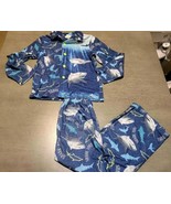 Faded Glory Boys 2 peice shark pajama set Blue Size 8 - £5.20 GBP