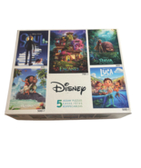 Disney 5 in 1 Jigsaw Puzzle Set. Soul, Moana, Encanto, Luca &amp; Raya New O... - £14.04 GBP