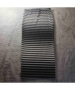 Nicki Minaj Striped Maxi Skirt Size Large Made in USA Casual Career Dressy - £12.00 GBP