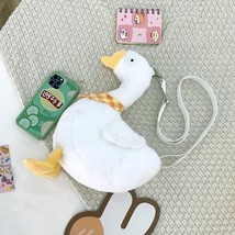 Kawaii Goose Soft Stuffed Toys Cute Duck Plush Dolls  Women Casual Cross... - £98.08 GBP