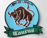 TAURUS ASTROLOGY STAR SIGN NOVELTY EMBROIDERED PATCH 3.25 INCHES - £4.50 GBP