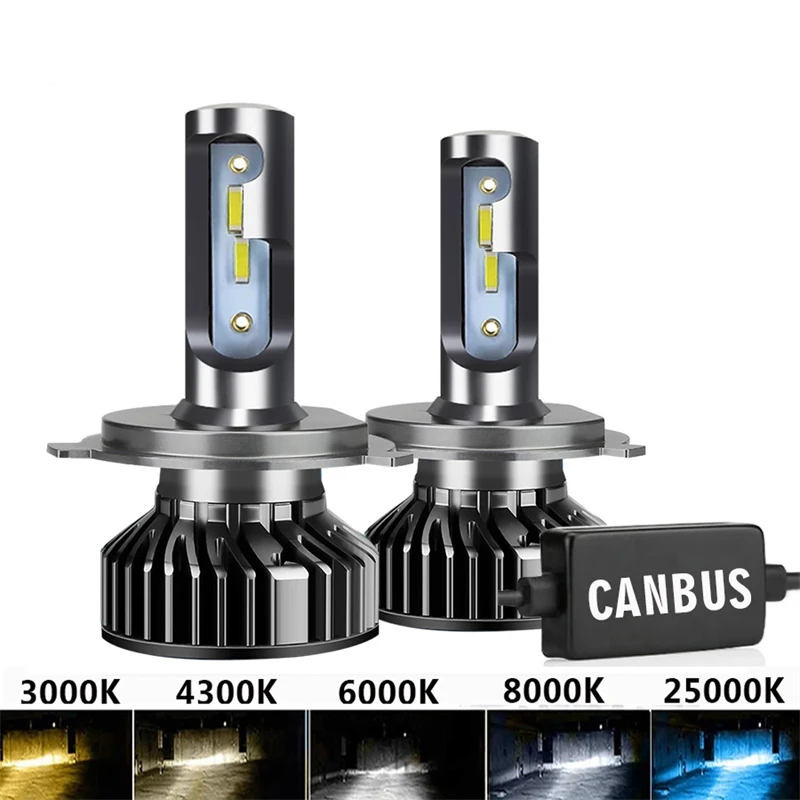 2Pcs LED Car Lights 120W 20000LM CSP 4300K 6000K 8000K 3000K LED Headlight Bulbs - £156.55 GBP