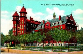 Vtg Postcard ca 1910s St. Joseph&#39;s Hospital Denver CO Colorado - £3.07 GBP