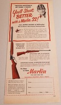 1951 Print Ad Marlin .22 Lever Action 39-A &amp; Automatic 88-C Rifles - £9.66 GBP