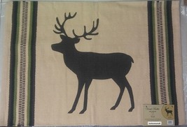 24&quot; X 36&quot; Decorative Cabin Home Lodge Entry Door Rug With Deer Design Floor Mat - £29.71 GBP