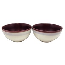 Denby Intro Alfresco purple Cereal Bowls 6 1/4 Diameter Bundle Of 2 - £11.56 GBP