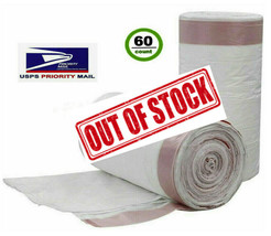 CCLINERS 4-6 Gallon Drawstring Small Trash Bags 0.7 Mil, 60 Count - £14.93 GBP