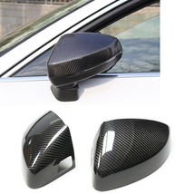 Real Carbon Fiber Side View Mirror Cover Cap 2017-2021 Audi RS3 w/Lane Assist - £74.63 GBP