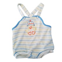 Vintage Baby Clothes Terrycloth Jumper Creeper DOE SPUN Union Made 24 month DUCK - $17.94