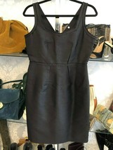 TALBOTS Raw Silk Sleeveless Little Black Sheath Dress Sz 6P $229 NWT - £93.97 GBP