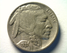 1937 Buffalo Nickel Very Fine Vf Nice Original Coin Bobs Coins Fast 99c Shipment - £1.96 GBP