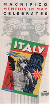 Magnifico Memphis in May Celebrates ITALY Brochure 1992 - £2.34 GBP