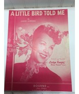 A Little Bird Told Me Sheet Music  1948  Evelyn Knight 23710 Vintage - £5.98 GBP