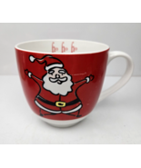 Max &amp; Lucy Christmas Santa Ho Ho Ho Coffee Mug Everyday Gibson Collectio... - $6.99