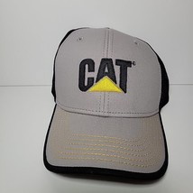 Caterpillar Cat Adjustable Ballcap Cat Financial Gray Black Yellow NEW - £7.87 GBP