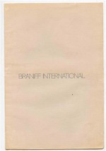 Braniff International Concorde Menu Washington DC to Dallas 1979 - $394.02