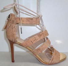 Johnston &amp; Murphy Size 8.5 M NATASHA Natural Cork Sandals New Womens Shoes - $117.81