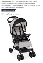 Kolcraft Lightweight Baby Stroller - $29.92