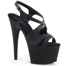 FINAL SALE ADORE-730 Women&#39;s 7&quot; Heel Platform Criss Cross Slingback Shoe... - $52.95