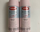 2 Pack - Krylon Outdoor Decor Pink Hibiscus Satin Spray Paint, IMPERFECT... - $33.24