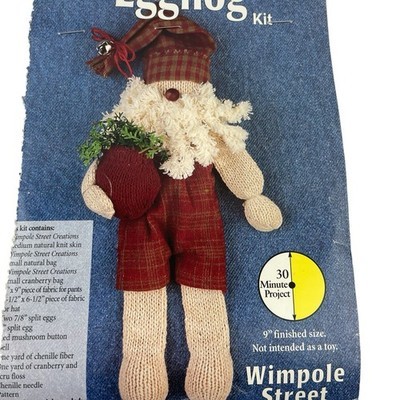 Holly Berry Bakery Eggnog Santa Kit by Wimpole Street Creations 9"H Item image 4