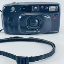 Minolta Freedom Dual C AF 35mm Film Point And Shoot Camera JAPAN Tested - £19.21 GBP