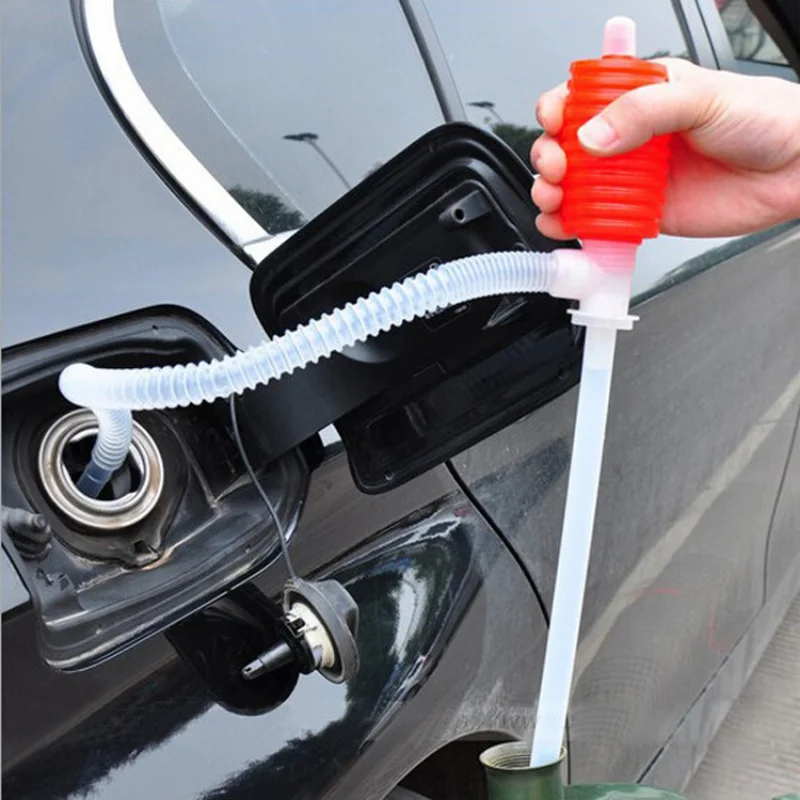 High Flow Siphon Hand Pump, Portable Manual Car Fuel Transfer Pump For Gas Gas - £9.72 GBP