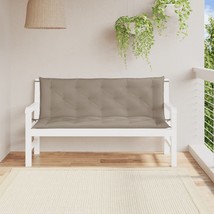  Garden Bench Cushion Set of 2 Taupe Oxford Fabric (100% polyester) - $67.31