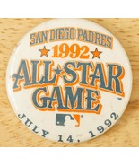 Vintage Pinback Button San Diego Padres Baseball Team All Star Game July... - £16.47 GBP