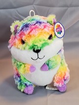 Nanco Hamster Plush Belly Buddy 9in Rainbow Stuffed Animal Toy Super Soft w/Tag - $14.80