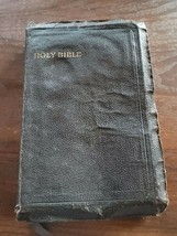Holy Bible King James Version Vintage Presented Brandy Camp Sunday Schoo... - $15.00