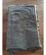 Holy Bible King James Version Vintage Presented Brandy Camp Sunday Schoo... - £11.80 GBP