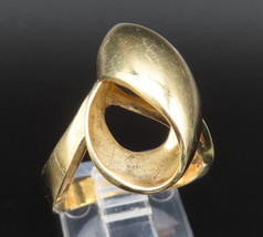 HANCHU 14K GOLD - Vintage Polished Open Swirl Twist Ring Sz 6.5 - GR495 - £714.29 GBP