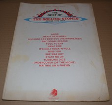 The Best of The Rolling Stones songs 1972-1984 - $5.93