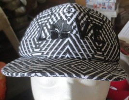 Hipari Swimwear Hat Cap LOVE Black &amp; White Snapback Trucker mesh style - $13.12 CAD