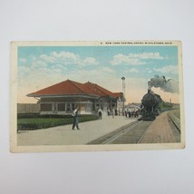 Train Postcard New York Central Depot Middletown Ohio Hamm Toledo Antique 1917 - £7.86 GBP