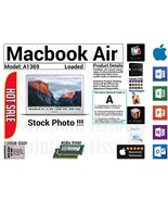 Apple Macbook Air A1369 13&quot; Core i5 1.7GHz 4GBs Ram 120GB SSD Loaded - G... - $299.99