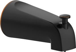 5 Inch Oil Rubbed Bronze Slip-On Tub Diverter Spout By Design House 522938. - £31.99 GBP