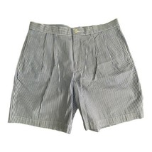 Brooks Brothers Mens Shorts Adult Size 38 Blue Stripes Seer Sucker 9&quot; In... - £19.54 GBP