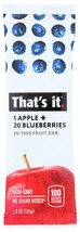 That&#39;s It Fruit Bar Apple &amp; Blueberry (12x1.2 OZ) - $1,433.91 MXN