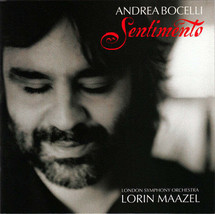 Andrea Bocelli, Lorin Maazel, London Symphony Orchestra - Sentimento (CD) (VG+) - £2.77 GBP