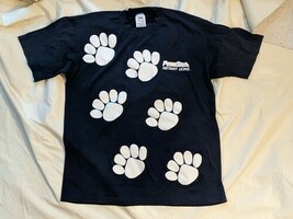 Vintage Penn State Nittany Leones Estampado Huellas Camiseta Azul 50 50 ... - $34.28