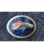 German silver belt buckle- Denver Broncos-NFL- NEW - $70.00