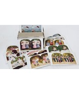 1899 antique COMIC SERIES full set of 100 COLOR STEREOVIEW stereoptic EX... - £175.95 GBP