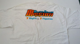 Rivers casino promotional T-shirt million dollar mission graphics on bac... - $19.75