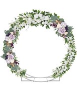 4.6 Ft Round Metal Arch Arbor Indoor Outdoor Event Party Decorations Wed... - $32.26 CAD