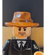 LEGO Indiana Jones Minifigure Head Flesh w/Hat Beard/Stubble - $30.15 CAD